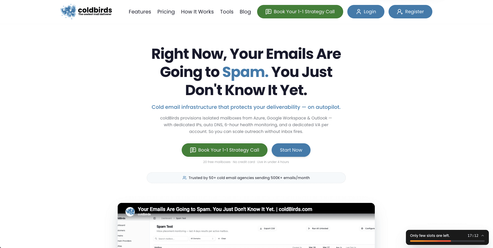 The complete cold email infrastructure stack in one dashboard — domains, mailboxes, DNS, warmup, health monitoring, sequencer integrations, and reply management managed from a single platform